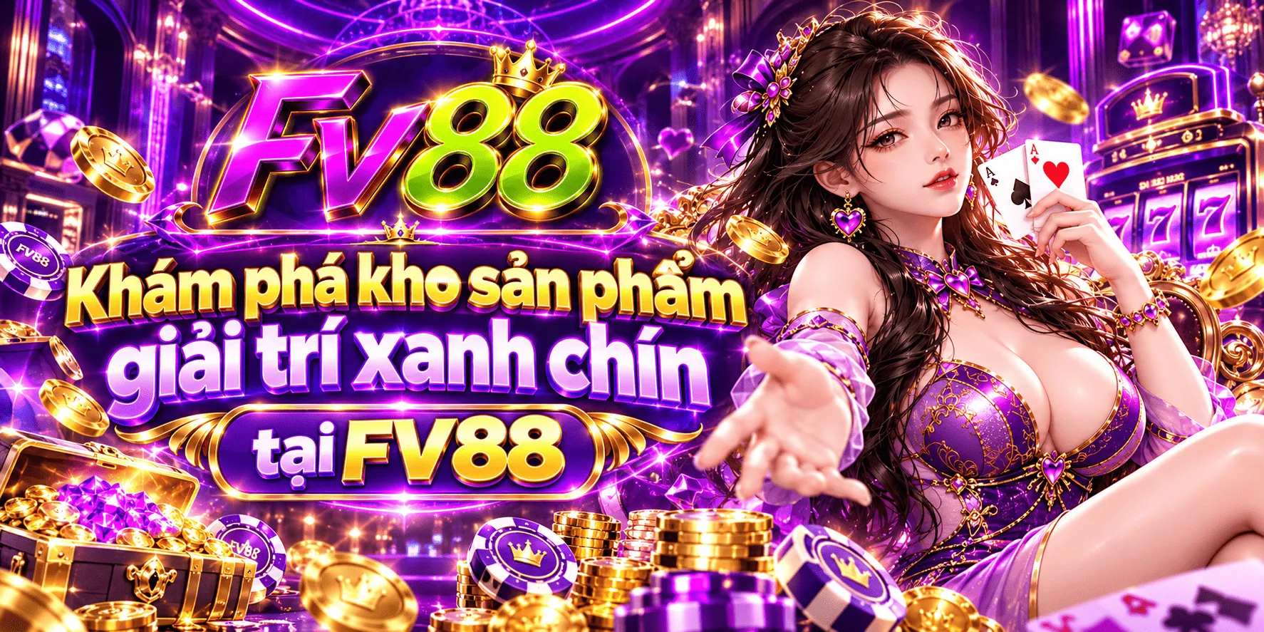 Khám phá kho sản phẩm giải trí xanh chín tại FV88